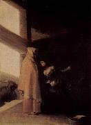 Besuch des Monchs Francisco de Goya